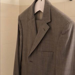 Tan Hugo Boss 3-button suit